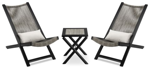 Zestaw mebli ogrodowych CHILL ONYKS