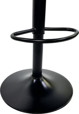 Krzesło barowe SMILE BAR GREY VELVET hoker