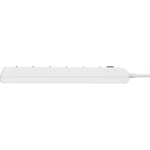 Listwa zasilająca 6 wyłączników 6 gniazd 2m biała Brennenstuhl 1153110126