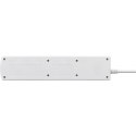 Listwa zasilająca 6 wyłączników 6 gniazd 2m biała Brennenstuhl 1153110126
