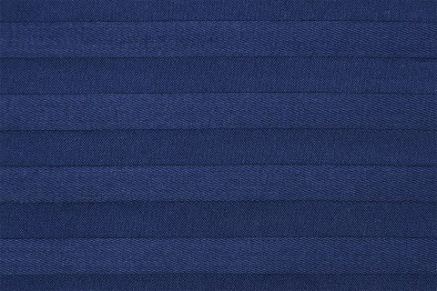Poszewka adamaszkowa 40x40 granatowa 47 jednobarwna paski 1cm Matex