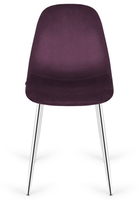 Krzesło tapicerowane GIULIA VELVET NIGHT SILVER