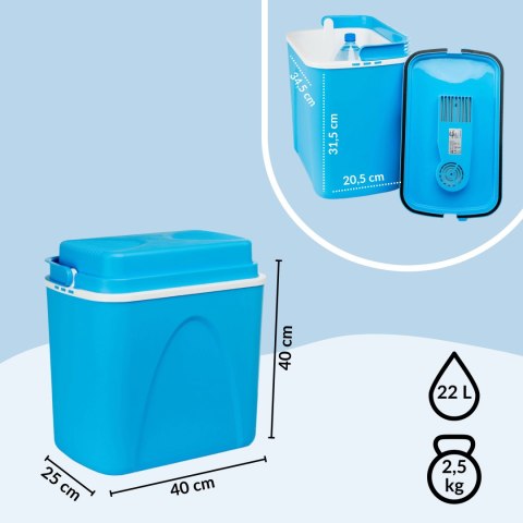 Lodówka elektryczna 22L samochodowa 12V KAMAI CB