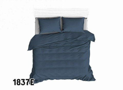 Poszewka bawełniana 50x70 1837E niebieska ciemna 72 jednobarwna