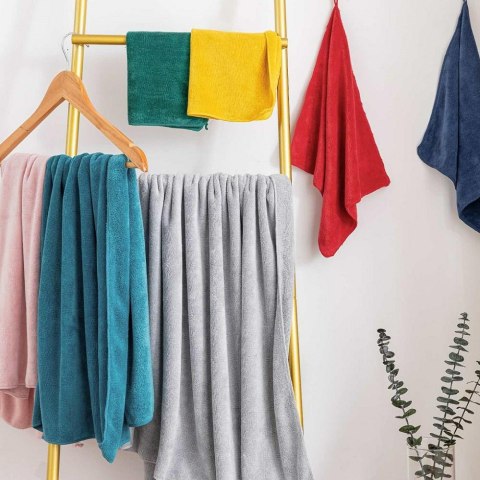 Ręcznik szybkoschnący 80x180 Active czarny z mikrofibry 380g/m2