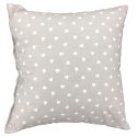Poszewka bawełniana 40x60 R112 biała szara serca serduszka 275D 274D