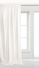 Zasłona gotowa 140x270 ivory na taśmie Viva do salonu