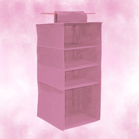 BLOSSOM Wiszący organizer do szafy 4 przegrody 33x33x82cm