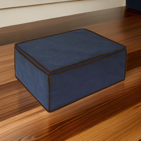 BLUE niebieski organizer do szafy na suwak 46x60x26cm