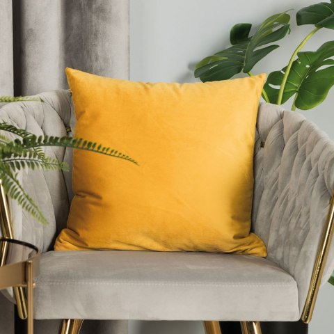 VELVI Poszewka dekoracyjna, 40x40cm, kolor 019 szafranowy VELVI0/POP/019/040040/1