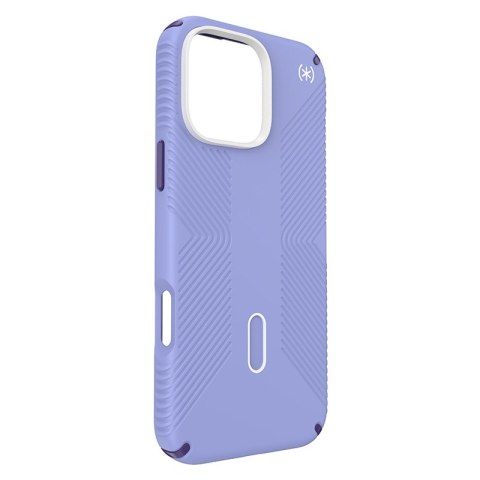 Speck Presidio2 Grip ClickLock & MagSafe - Etui iPhone 16 Pro Max (Future Lavender / Cassis Purple / White)