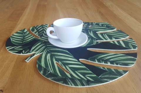 Podkładka Monstera D 40x40 cm gr. 4 mm - Capri