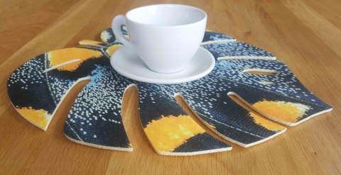 Podkładka Monstera M 33x33 cm gr. 4 mm - Tropical