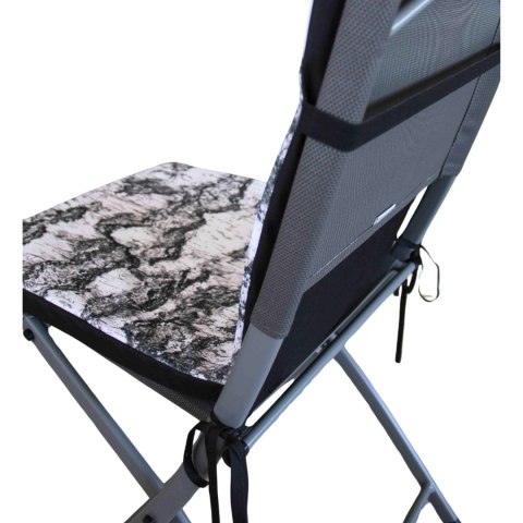 Poduszka wodoodporna na krzesło z oparciem TIP 80x40 cm Breza