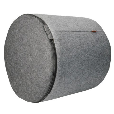 Pufa z pokrowcem filcowym Szara GR40