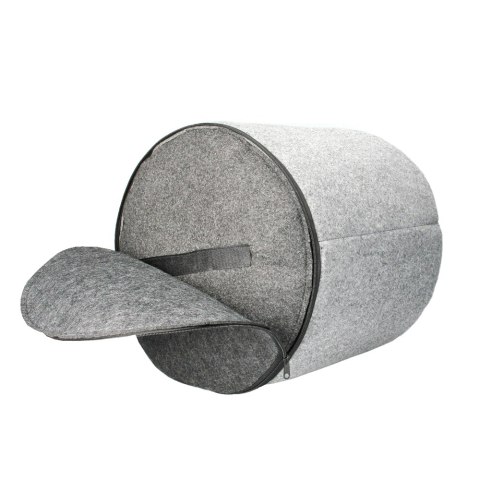 Pufa z pokrowcem filcowym Szara GR40