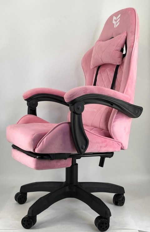 Fotel obrotowy gamingowy HERO POKER PRO PINK SWEET ALCANTARA