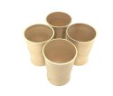 Komplet 4 kieliszków - mosiądz, mat - SEK