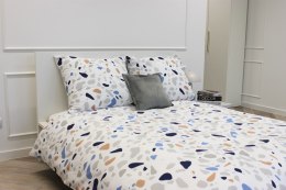 Pościel bawełniana 160x200 Lastryko biała kolorowa I24