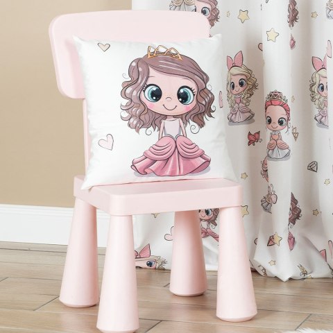 PRINCESS Poszewka dekoracyjna VELVET, 40x40cm, kolor 002 brunetka P00086/POP/002/040040/1