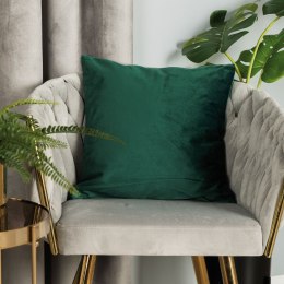 VELVI Poszewka dekoracyjna, 40x40cm, kolor 010 ciemny zielony; butelkowy VELVI0/POP/010/040040/1