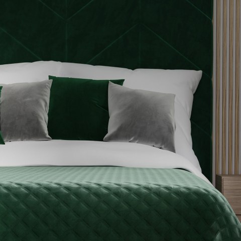 VELVI Poszewka dekoracyjna, 40x40cm, kolor 010 ciemny zielony; butelkowy VELVI0/POP/010/040040/1