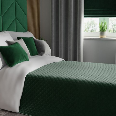 VELVI Poszewka dekoracyjna, 40x40cm, kolor 010 ciemny zielony; butelkowy VELVI0/POP/010/040040/1