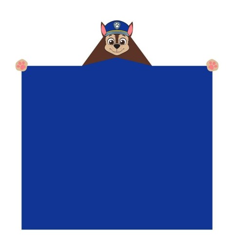 Koc z kapturkiem 110x140 Psi Patrol 3D pieski granatowy C23