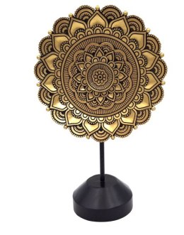 Figurka Mandala Owalna - dekoracja buddyjska - 35cm - 44032FJH