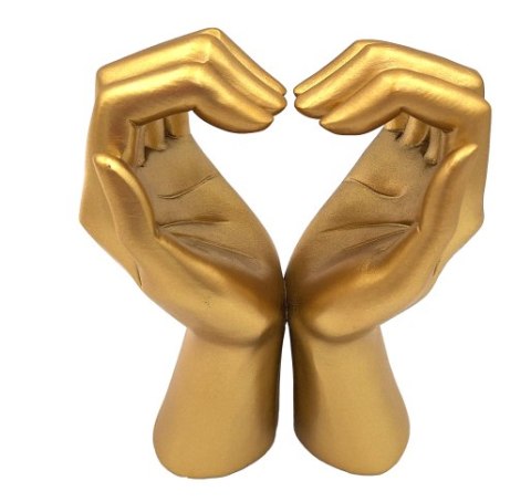 Figurka dekoracyjna - Ręce ułożone w kształcie Serca - 44190FJ