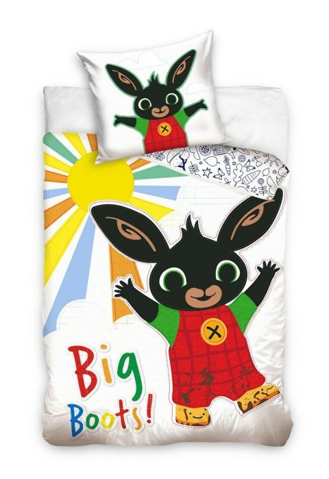 Pościel bawełniana 140x200 Królik Bing poszewka 70x90 C24