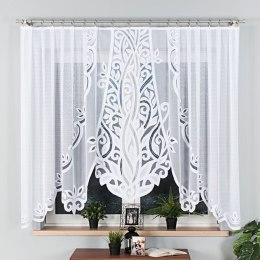 POLA Firanka żakardowa gotowa, szerokość 300 x wysokość 160cm, kolor 001 biały 019368/FBL/001/300160/1