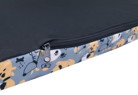 Legowisko - Materac SQUAR Blue Dogs 60x60x5 cm