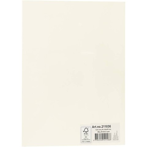 Papier Kość Słoniowa A4 180g 20 ark.