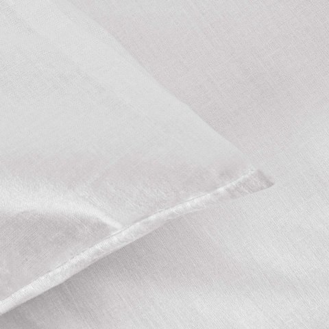 Poszewka hotelowa 40x40 biała GŁADKA na zakładkę