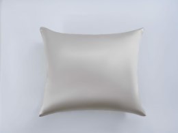 Poszewka jedwabna 40x40 beżowa jednobarwna Premium