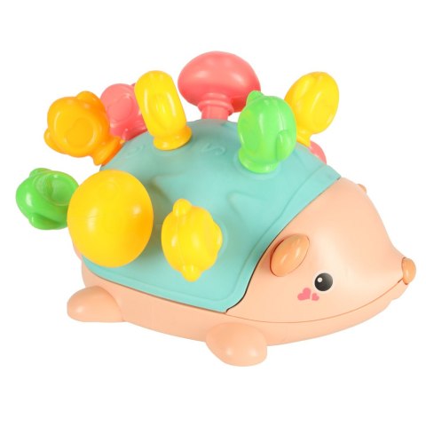 Jeżyk sensoryczny edukacyjny montessori wyjmowane kolce zielony