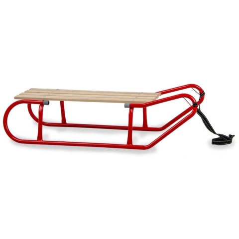 SANKI METALOWE KULIGOWE 2 OSOBOWE CZERWONE