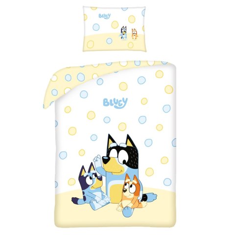 Pościel bawełna 100x135 + 40x60 Bluey