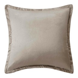 Poszewka dekoracyjna 40x40 beżowa ciemna soft Velvet