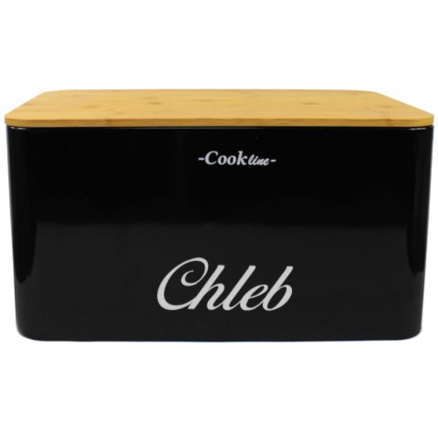 Chlebak RAFANO CZARNY z 3 pojemnikami kuchennymi