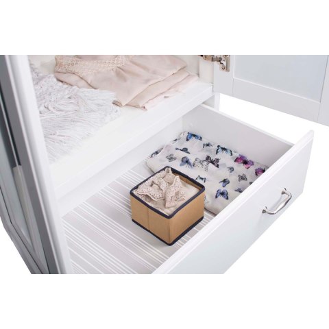 Organizer do szafy i szuflady 14x14x11cm BEŻOWY