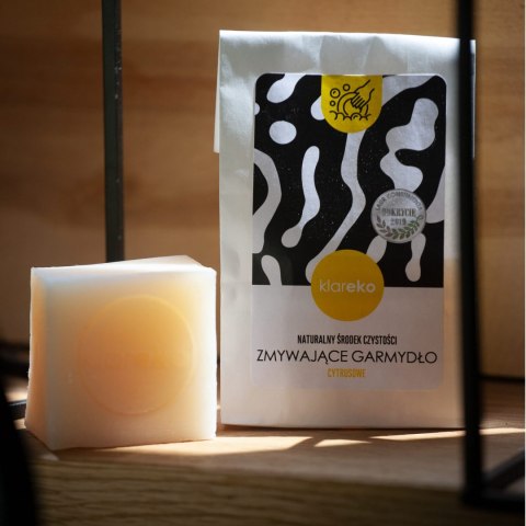 Zmywające cytrusowe GARmydło 110gr KLAREKO