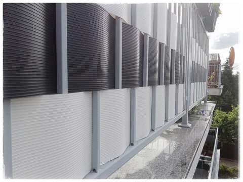 Taśma ogrodzeniowa 5,1mb TECHNORATTAN DUŻY 190mm SZARA