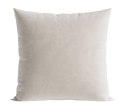 VELVI Poszewka dekoracyjna, 40x40cm, kolor 018 ciepły jasny szary VELVI0/POP/018/040040/1