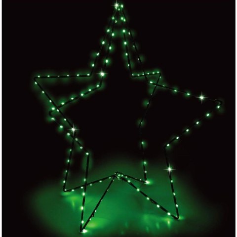 GWIAZDA 3D DEKORACYJNA WISZĄCA 120LED RGB 80CM