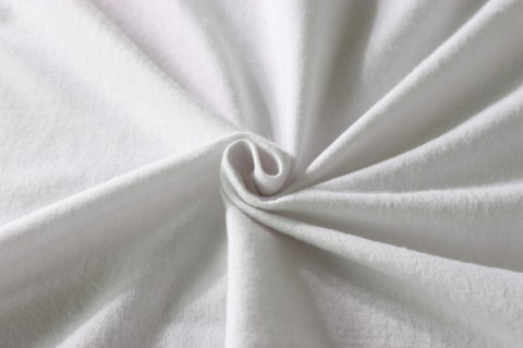 Prześcieradło flanelowe bez gumki 220x200 białe