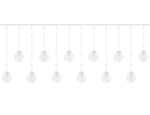 Kurtyna świetlna 108LED - zimny biały 31V KŚ11347