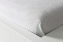 Prześcieradło flanelowe bez gumki 220x240 białe