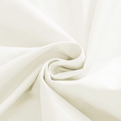 Prześcieradło satynowe 90x200 białe jednobarwne na wysoki materac I24